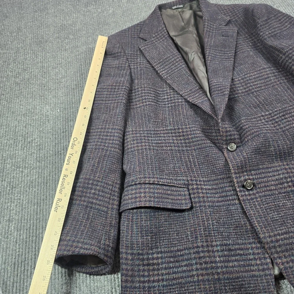 Polo University Club Ralph Lauren Tweed Blazer Men 40 Purple Green British Isles